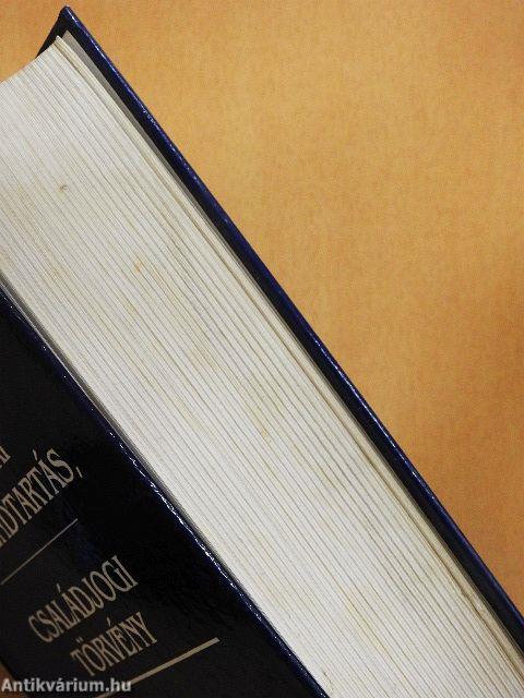 Polgári törvénykönyv, polgári perrendtartás, családjogi törvény 2003