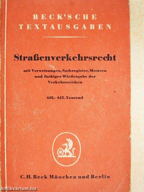 Straßenverkehrsrecht