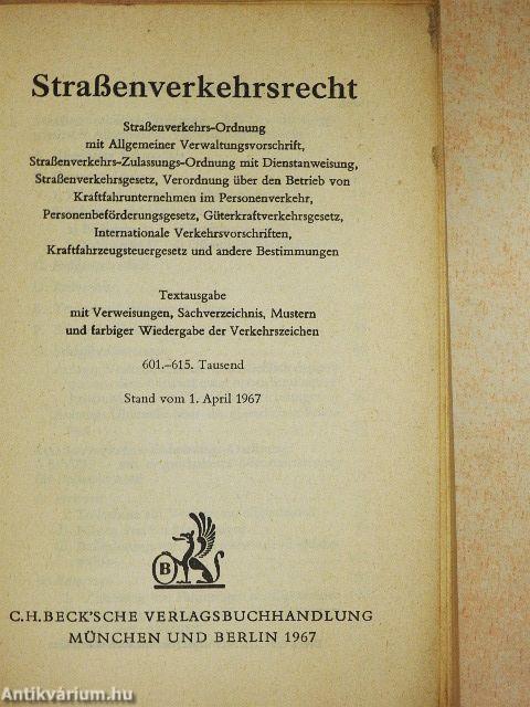 Straßenverkehrsrecht