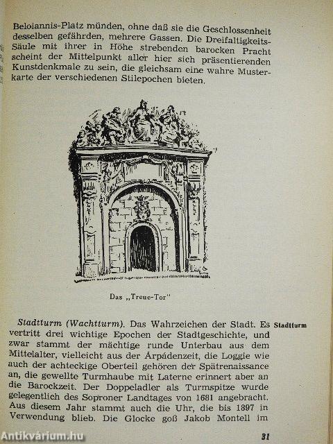 Illustrierter führer durch Sopron