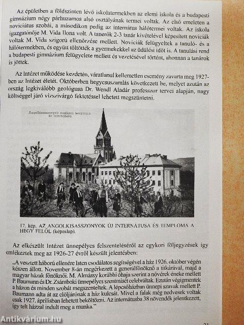 Az angolkisasszonyok zugligeti intézete