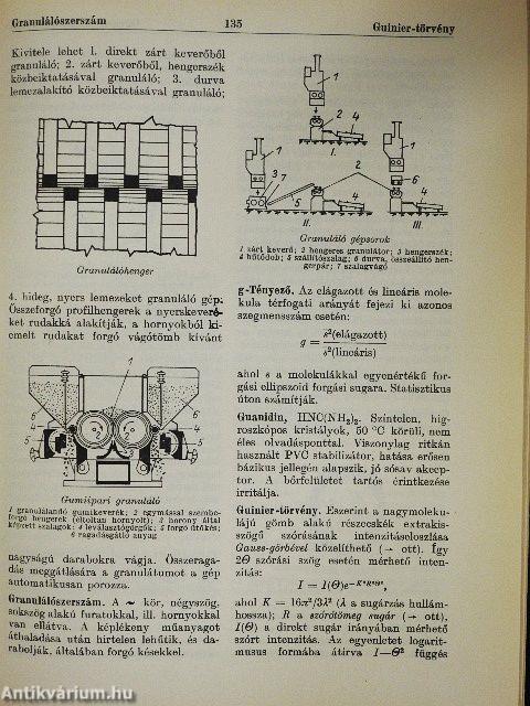 Műanyag és gumiipari kislexikon