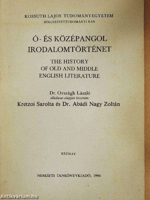 Ó- és középangol irodalomtörténet