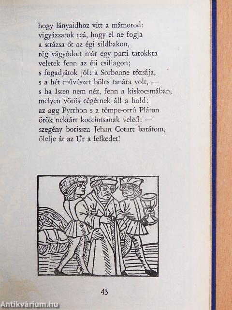 Villon balladái Faludy György átköltésében