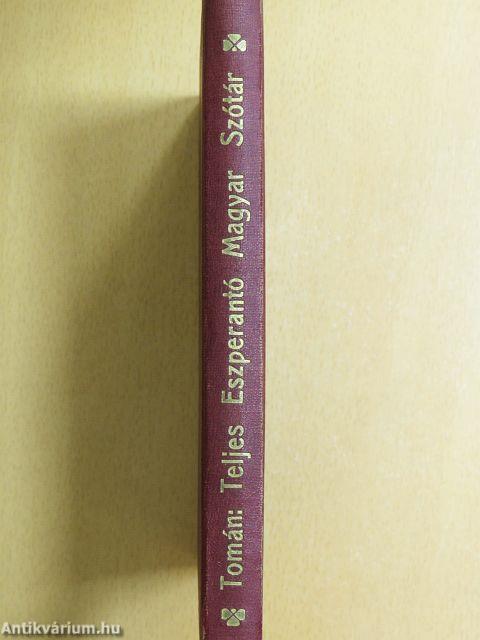 Az eszperantó világnyelv teljes kézi szótára I.
