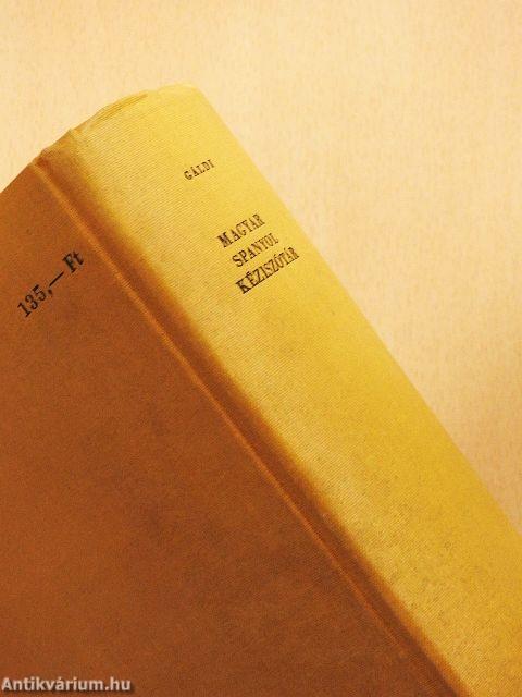 Magyar-spanyol kéziszótár