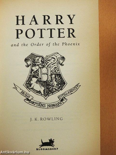 Harry Potter and the Order of the Phoenix