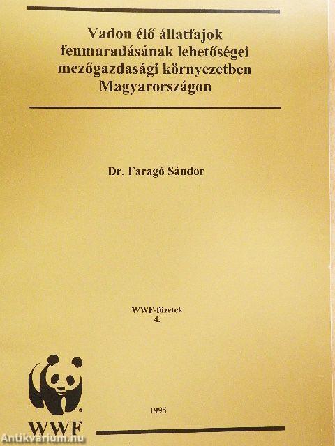Vadon élő állatfajok fennmaradásának lehetőségei mezőgazdasági környezetben Magyarországon