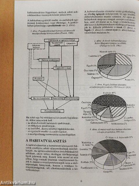 Vadon élő állatfajok fennmaradásának lehetőségei mezőgazdasági környezetben Magyarországon