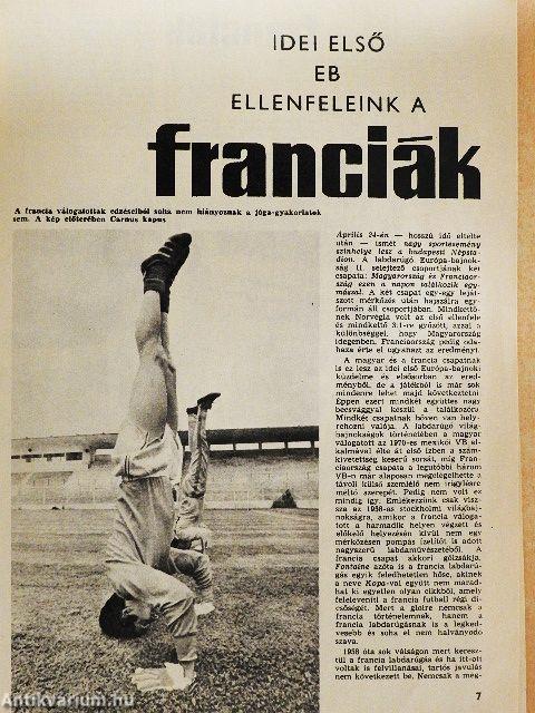 Sportélet 1971. április