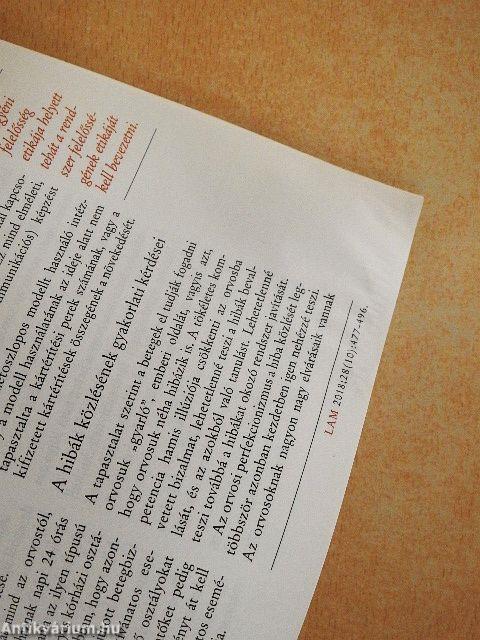 Lege Artis Medicinae 2018. november