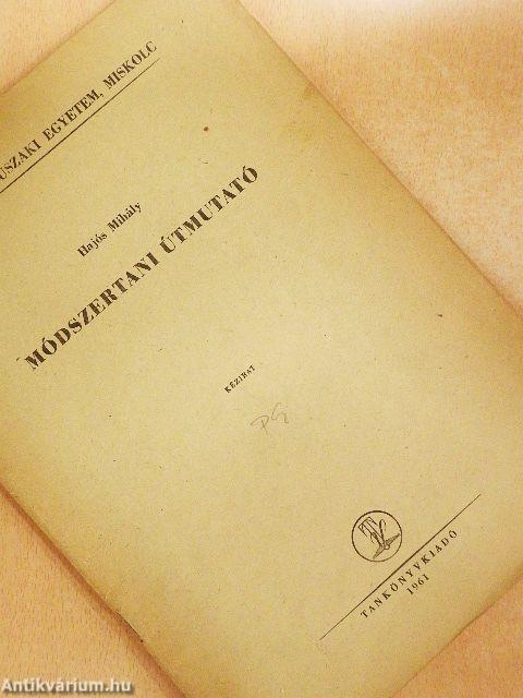 Módszertani útmutató