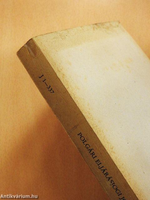 Polgári eljárásjogi jogszabálygyűjtemény I.