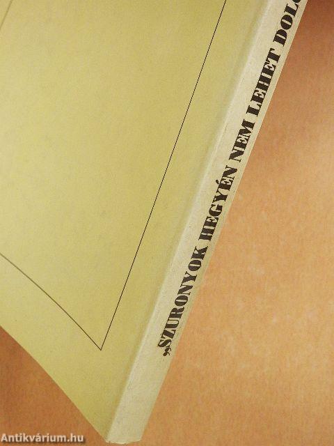 "Szuronyok hegyén nem lehet dolgozni!"