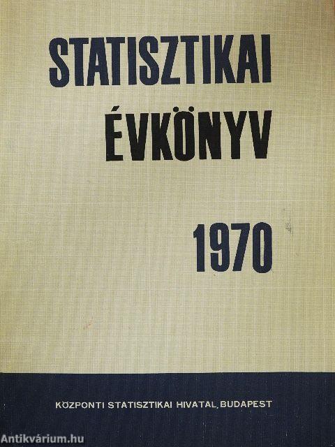 Statisztikai Évkönyv 1970