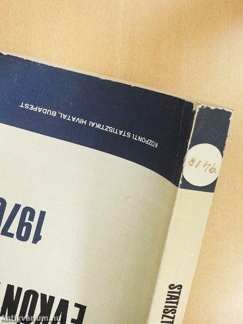 Statisztikai Évkönyv 1970