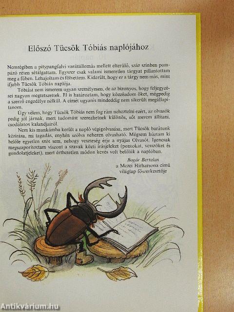 Tücsök Tóbiás naplója
