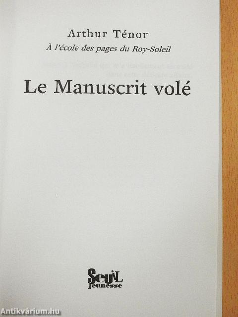 Le Manuscrit volé