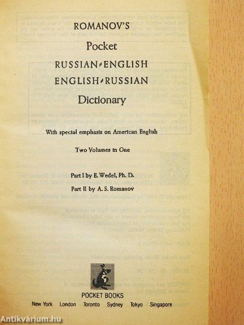 Romanov's Pocket Russian-English/English-Russian Dictionary