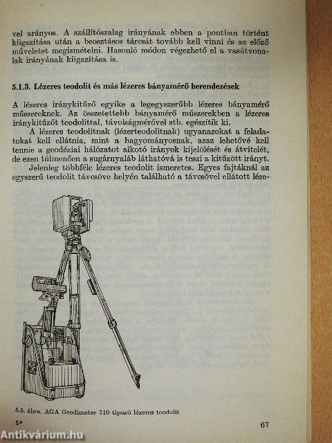 Lézerek a bányászatban