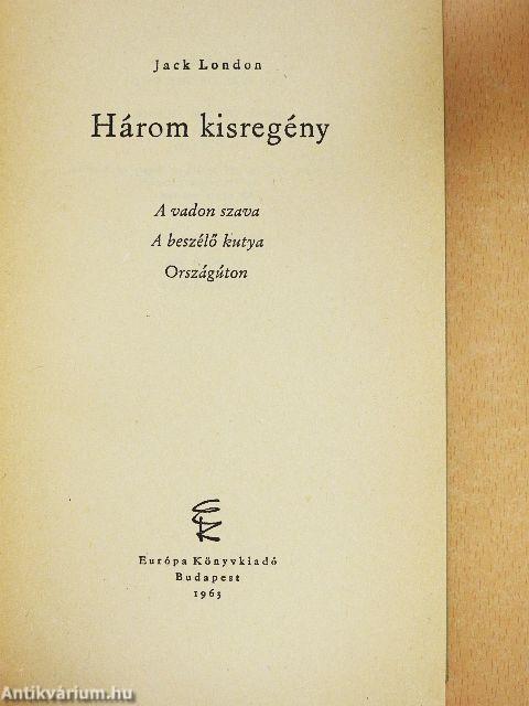Három kisregény