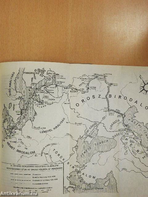 Adam Olearius viszontagságos útja az orosz földön át Perzsiába