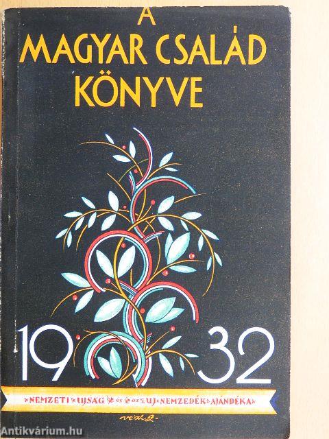 A magyar család könyve 1932.