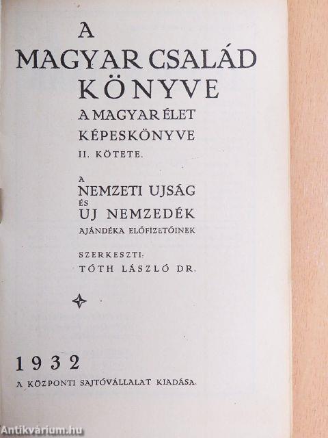 A magyar család könyve 1932.