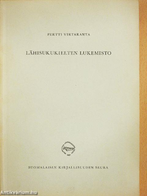 Lähisukukielten Lukemisto