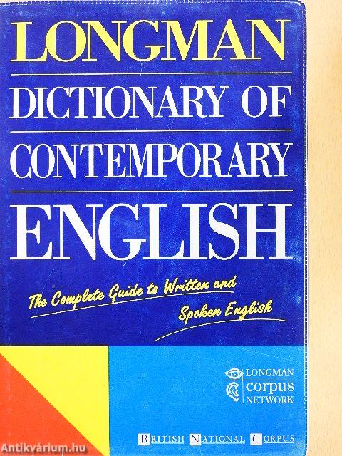 Longman Dictionary of Contemporary English