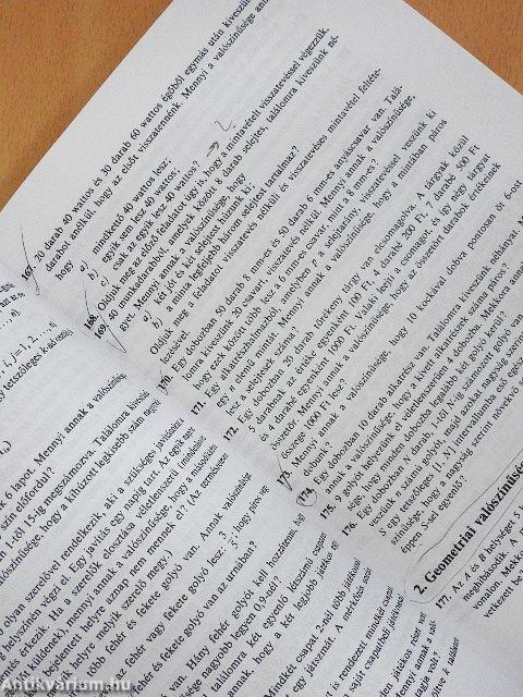 Valószínűségszámítási gyakorlatok