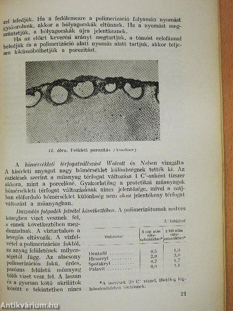 Műanyagok fogászati alkalmazása
