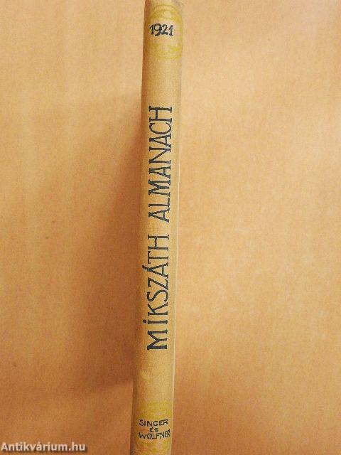 Mikszáth Almanach az 1921-ik évre