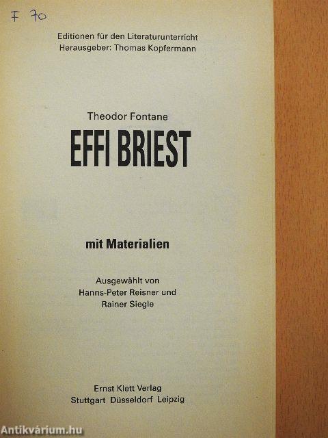 Theodor Fontane: Effi Briest