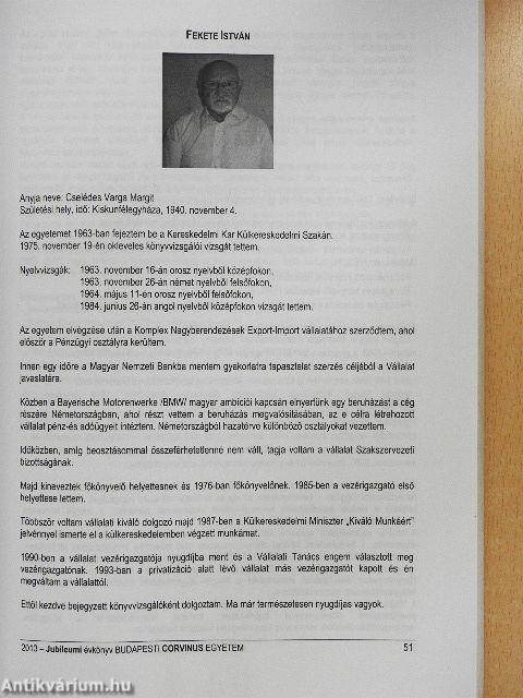 Közgazdász Jubileumi diplomások 2013