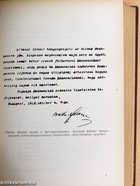A klerikális reakció a Horthy-fasizmus támasza I.