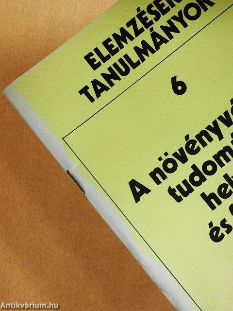 A növényvédelmi tudományok helyzete és feladatai