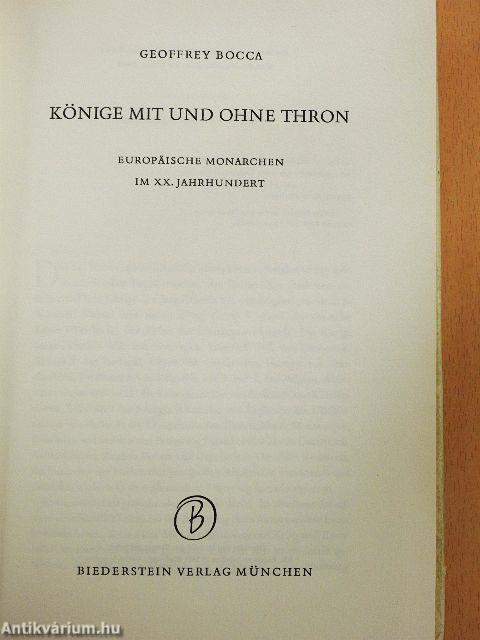 Könige mit und Ohne Thron