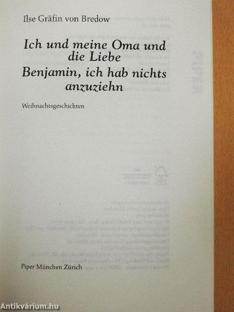 Ich und meine Oma und die Liebe/Benjamin, ich hab nichts anzuziehn