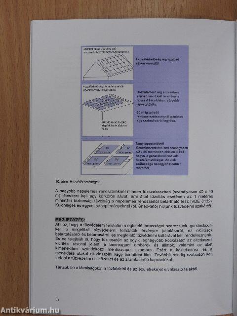Napelemes rendszerek tervezése, telepítése és karbantartása a tűzvédelmi szabályoknak megfelelően