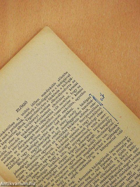 A protoplazma szerkezetének fermentműködése