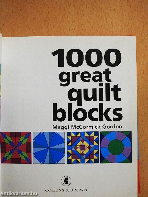 1000 Great Quilt Blocks
