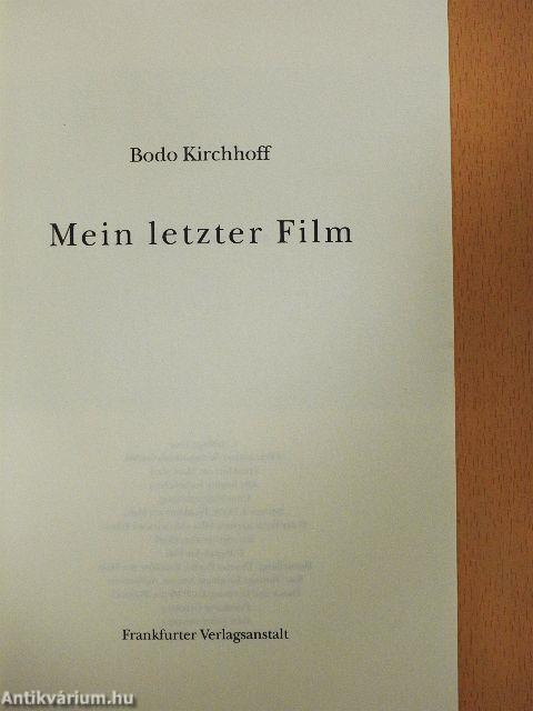 Mein letzter Film