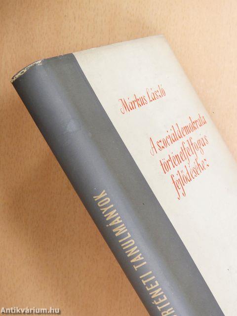 A szociáldemokrata történetfelfogás fejlődéséhez