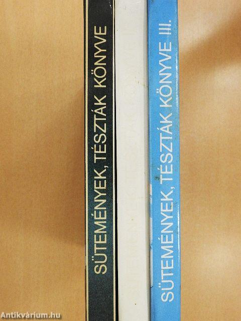 Sütemények, tészták könyve I-III.