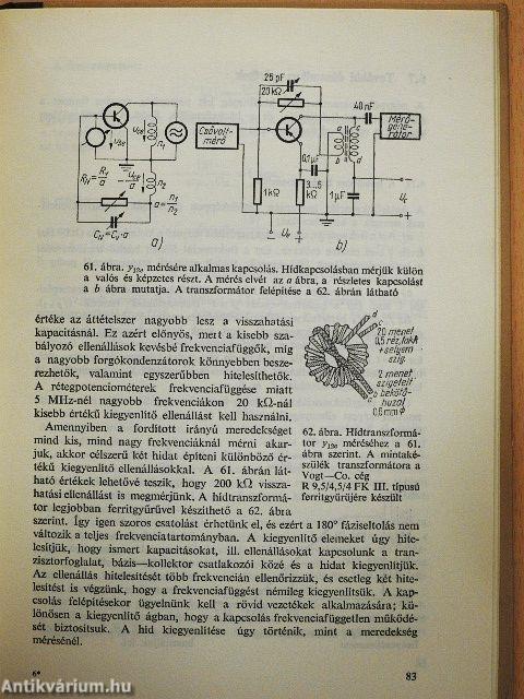 Tranzisztorok mérése
