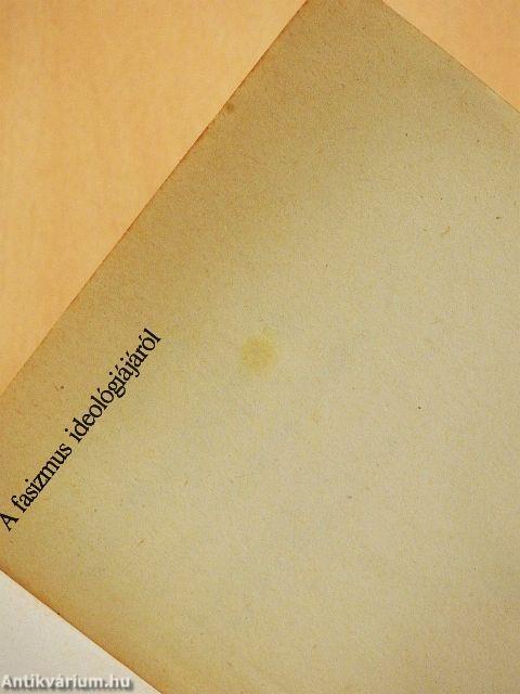 A fasizmus ideológiájáról
