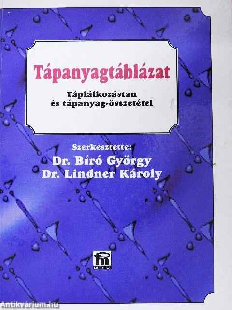 Tápanyagtáblázat