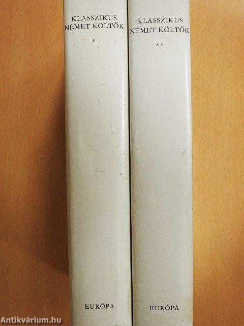 Klasszikus német költők I-II.