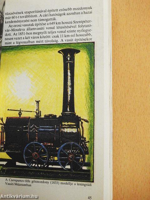 Gőzmozdonyok a vaspályán